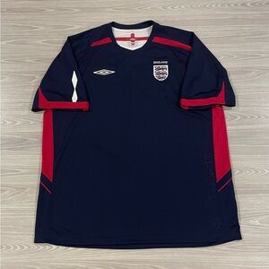 Umbro 2005/06 England National Team Soccer Jersey Football Blue Men’s Size 2XL